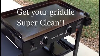 How To Clean the Blackstone and Camp Chef griddle [upl. by Cherish395]