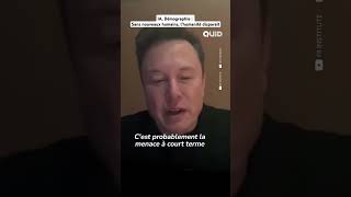 LHumanité en voie dextinction  Musk sonne lalarme IA démographie futur société liberté [upl. by Lehcin]