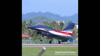 China Air Force J10 Vigorous Dragon Fighter  LIMA 2023 planespotting chinaairforce fighterjet [upl. by Oneg]