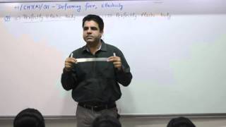 Class 101 Chapter 7A Question 1 Deforming force Elasticity [upl. by Acir]