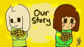 Undertale Animation  Asriel and Charas Story [upl. by Aysa578]