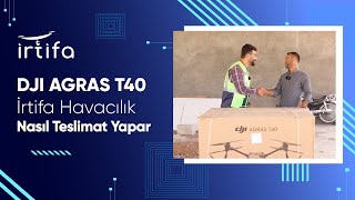 DJI AGRAS T40 İrtifa Havacılık Nasıl Teslimat Yapar [upl. by Kayley525]