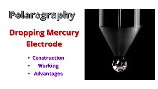 Dropping mercury ElectrodePolarographyPharmaceutical Analysis [upl. by Ioj]