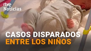 BRONQUIOLITIS La OLA en BEBÉS tensiona las URGENCIAS PEDIÁTRICAS en HOSPITALES  RTVE [upl. by Auqenwahs]