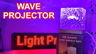 Ocean Wave Projector Light Aurora Glow Lamp3D Tesseract Lamp [upl. by Caria]