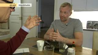 Lelle knackar på hos Magnus Hedman  Nyhetsmorgon TV4 [upl. by Johnnie]