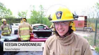 High school students get handson with the jaws of life [upl. by Sherlock]