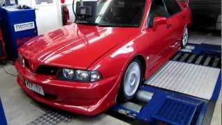 Ralliart Magna on dyno [upl. by Arteid993]