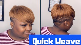 Partial Quick Weave  sensual mink yaki [upl. by Geno892]