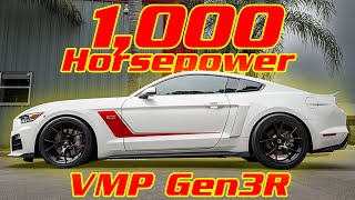 2017 Roush Mustang Makes 1000 HP with VMP Gen3r Supercharger  VMP Gen3R [upl. by Kurland437]