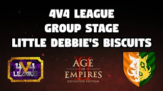 Akkal 4v4 league  div 4  Group stage  vs Team Little Debbies Biscuits [upl. by Nahttam]