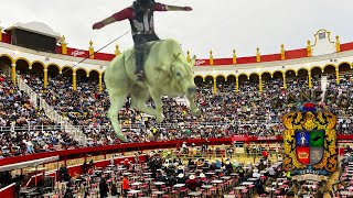 21 TOROS DE RANCHO EL AGUAJE DE SERGIO PELAYO JARIPEO EN LA MONUMENTAL DE MORELIA 10 DICIEMBRE 2023 [upl. by Gayl]