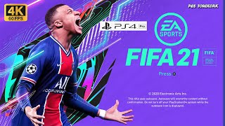 FIFA 21 Gameplay PS4 PRO 4K FHD 60FPS 345 [upl. by Barcot]