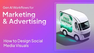 How to Design Social Media Visuals  Gen AI Workflows [upl. by Ical]