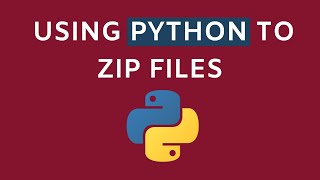 Using python to zip files [upl. by Harrus]