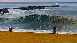 Combo swell LIGHTS UP ORANGE COUNTY October 14 2024 [upl. by Crudden]