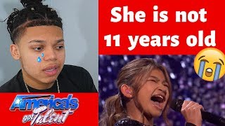 Angelica Hale STUNS The Judges  Americas Got Talent The Champions  REACTION [upl. by Brendan]