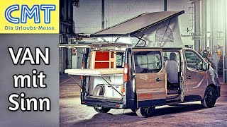 VANSinn Kompanja baut auf Renault Traffic multifunktionale Camper Vans mit BusKino [upl. by Neerroc934]