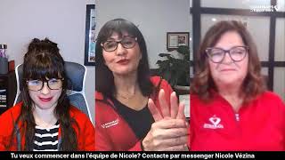 Entrevue live de Maria Meriano et son cercle rapproché avec Nicole Vézina [upl. by Atniuq363]