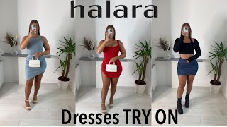 HALARA DRESSES  TRY ON amp REVIEW Stunning dresses wow [upl. by Ecyarg]