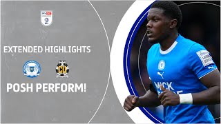 POSH PERFORM  Peterborough United v Cambridge United extended highlights [upl. by Theis]