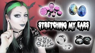 Stretching My Ears Again  Urban Body Jewelry Review  Toxic Tears [upl. by Nairdna]