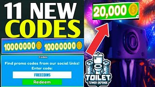 EP  69  PART 1🎄TOILET TOWER DEFENSE CODES 2023 ROBLOX TOILET TOWER DEFENSE CODES [upl. by Ilke]