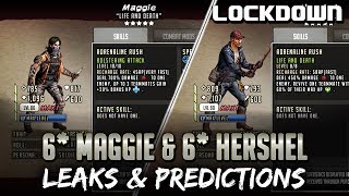 TWD RTS 6 Maggie amp 6 Hershel Legacy Leaks amp Predictions  The Walking Dead Road to Survival [upl. by Annaiuq]