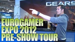 Eurogamer Expo 2012  Sneak Peek  Show Floor Tour and Tips [upl. by Leahcimrej]