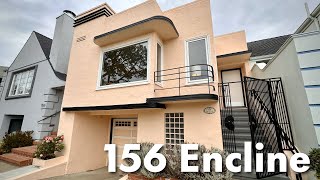 Buyer Preview 156 Encline San Francisco Miraloma Park House  4K [upl. by Olli]