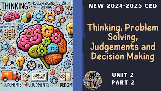 🎯Thinking ProblemSolving Judgments and DecisionMaking  AP Psychology Unit 2 Part 3🎯 [upl. by Nebur]