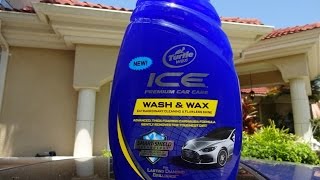 Turtle Wax ICE Wash and Wax 2015 Review and Test Results on a 2001 Honda Prelude [upl. by Palmer941]