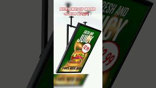 LIGHT BOX ADVERTISEMENT BOARD get affordable price 💯📢 cliponpictureframelightboxtrendingsorts [upl. by Billie]