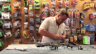 How To Change Your Compound Bow Strings at Home No Bow Press Required [upl. by Lyle372]