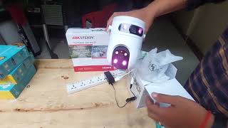 Hikvision EZVIZ Unboxing smart camera Wifi H9C Len2 add in smart phone View [upl. by Nedle]