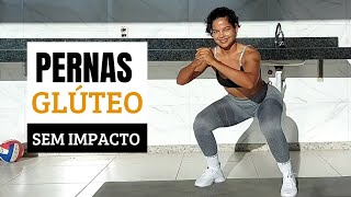 TREINO INTENSO DE PERNAS E GLÚTEOS  EXERCÍCIOS EM CASA PARA GANHAR MASSA MAGRA [upl. by Eanal]