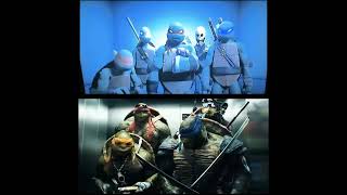 TMNT 2012  Elevator Scene Reference From TMNT 2014 tmnt [upl. by Breban]