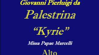 Alto PracticePalestrinaKyrieMissa Papae Marcelli [upl. by Anear]