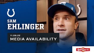 Nov 9 2022  QB Sam Ehlinger Media Availability [upl. by Greerson]