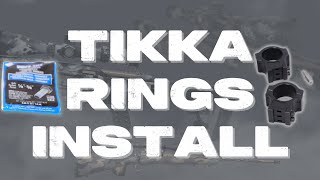 How to Install your Tikka Scope Rings [upl. by Aklam]