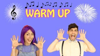 KIDS SINGING WARM UP  Learn Numbers Colours amp Letters Through Song [upl. by Jen254]