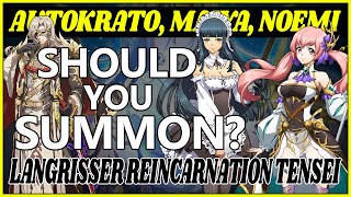 Langrisser M Should You Summon Autokrato Maiya Noemi [upl. by Sisxela]