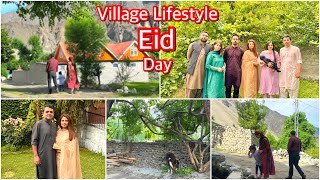 Village LifeStyle Eid Vlog  Village Dawat vlog on 2nd day of EID [upl. by Aicilic]