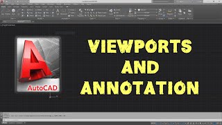 Intro to AutoCAD  Viewports and Annotation [upl. by Neo]