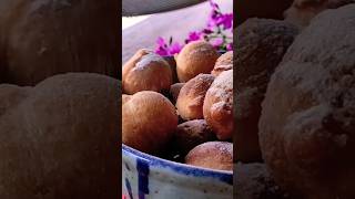 Bolinho de chuva sem ovos e sem leite link completo nos comentários vegano govegan [upl. by Icnan]