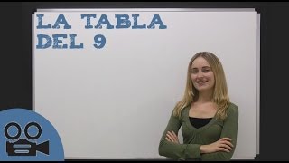 Aprender la tabla de multiplicar del 9 [upl. by Lorette162]