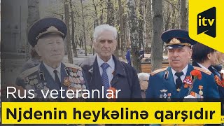 Rusiyalı veteranlar Njdenin Xocavənddəki abidəsinin sökülməsini tələb edib [upl. by Elleniad572]