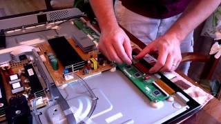 How I Took Apart a 55quot Samsung Plasma LCD LED TV [upl. by Akire]