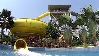 GoSpin Water Slide at Go Wet Waterpark [upl. by Yelsehc]