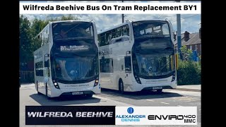 Wilfreda Beehive Bus On Tram Replacement BY1 On Diverted Route [upl. by Theurich]